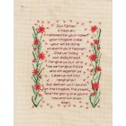 SL17M The Lord Cross Stitch Kit's Prayer Modern Version Sampler Cross Stitch Kit